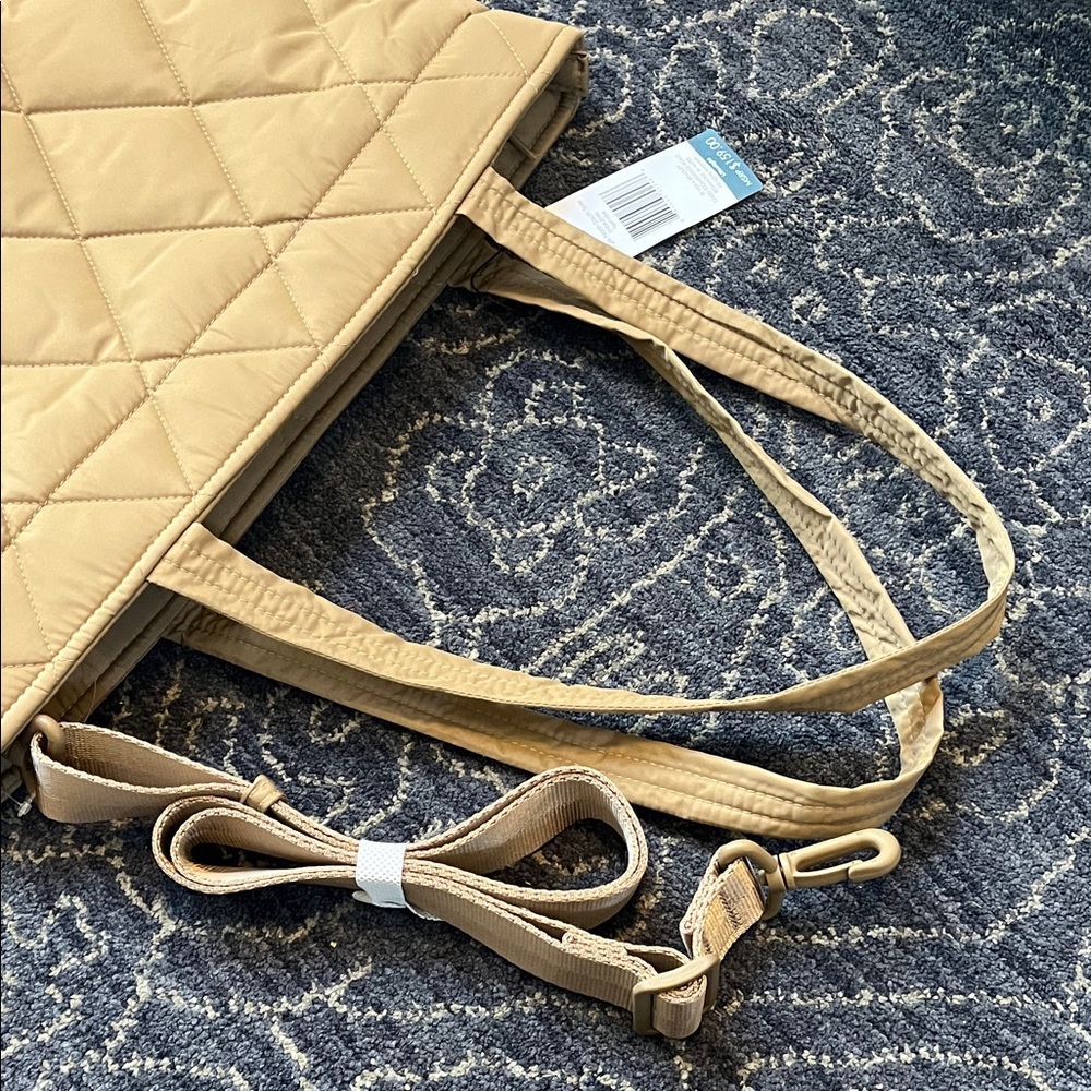 Vera Bradley Quilted Gold Tote Bag - Picture 5 of 5